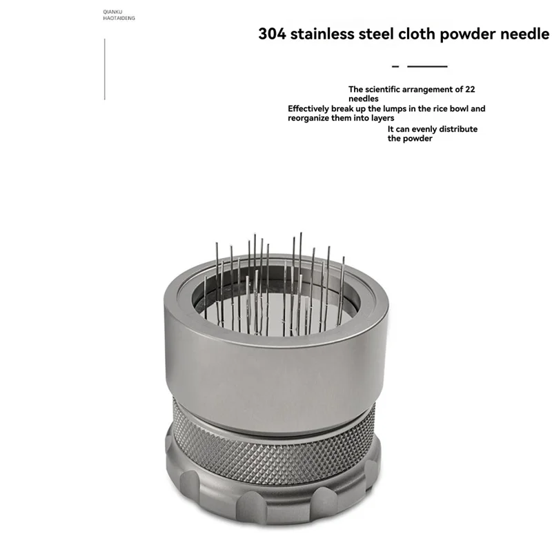 A98E-53MM Adjustable Coffee Distributor Anti-Slip Coffee Powder Distributor, Coffee Powder Distributor Needle