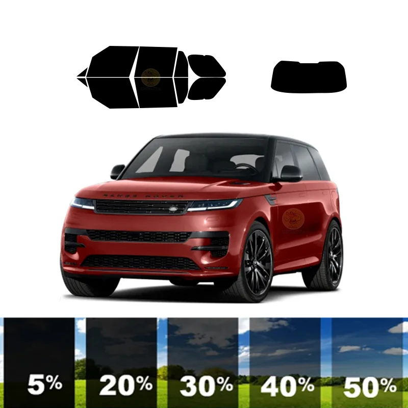 

precut Removable Window Tint Film For Car 100% UVR 5%-70%VLT Heat Insulation Carbon ﻿For LAND ROVER RANGE ROVER 4DR SUV2023-2023