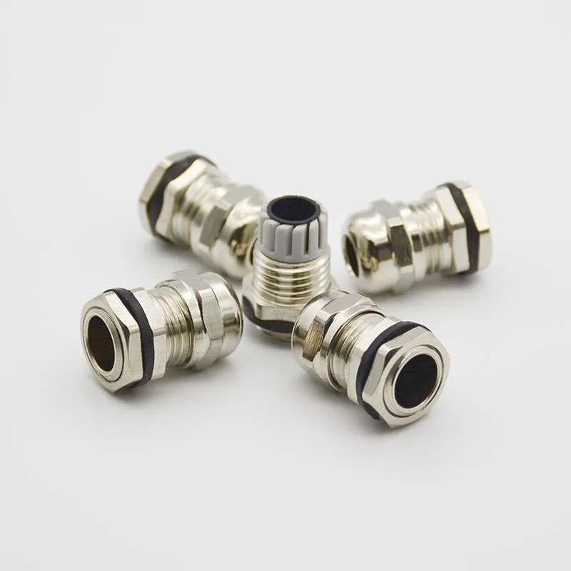 

3 Pcs Stainless Steel PG7 3.0-6.5mm Waterproof Connector Cable Gland