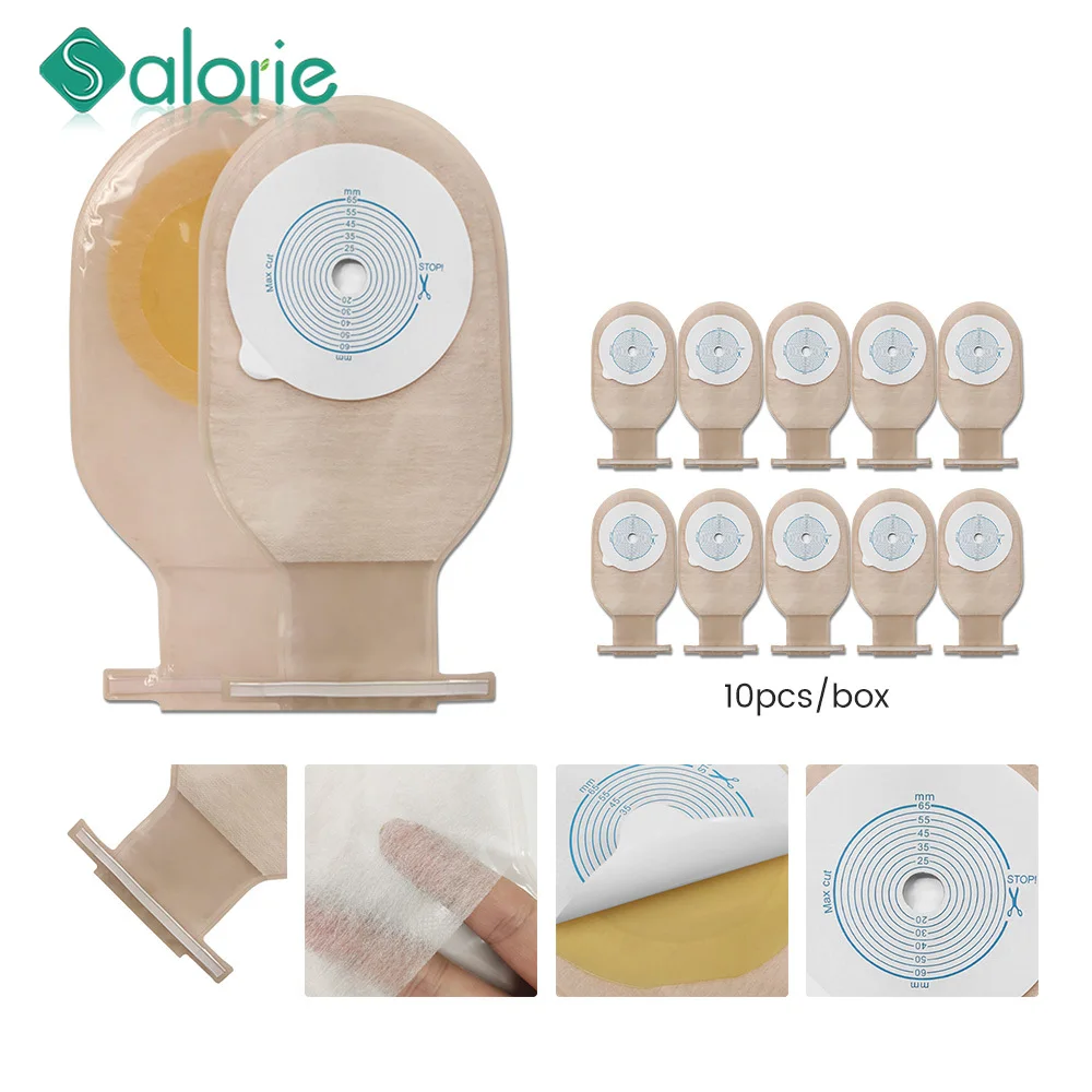 10 шт./партия, одноразовые мешки для остомии