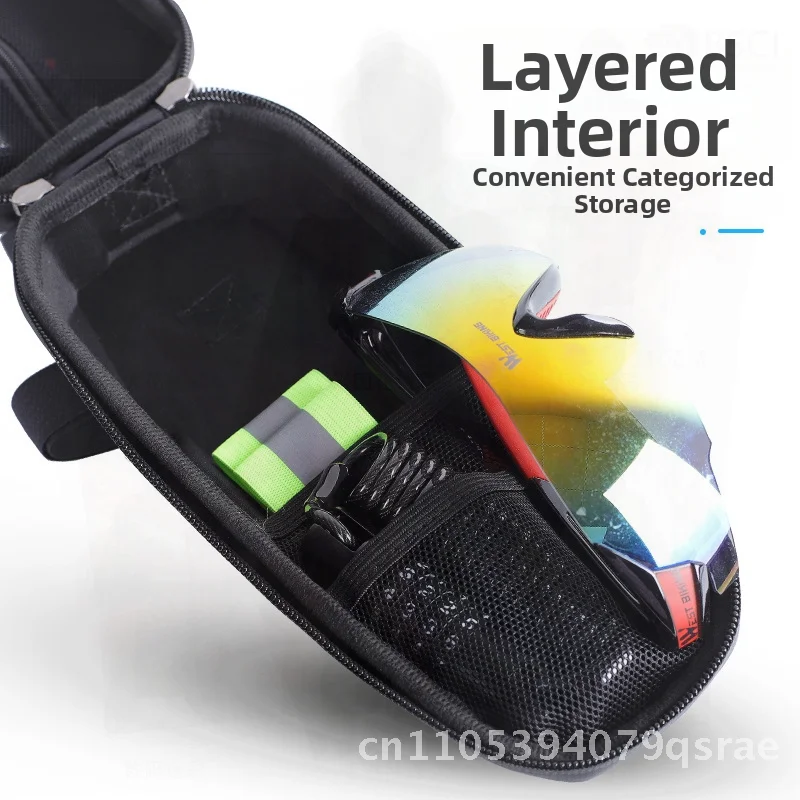 

West Rider Sprint Racing Car Bag Hard Shell Bike Equipment Storage Bag for Front of Car 15L Black EVA PU Racing Bike Bag