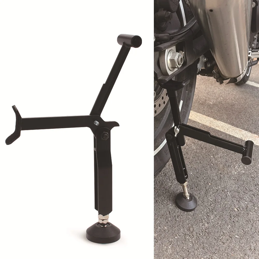 Universal Motorcycle Folding Lifting Support Frame Foldable Heavy Lift Stand Stable Crane Frame For Motorcycle