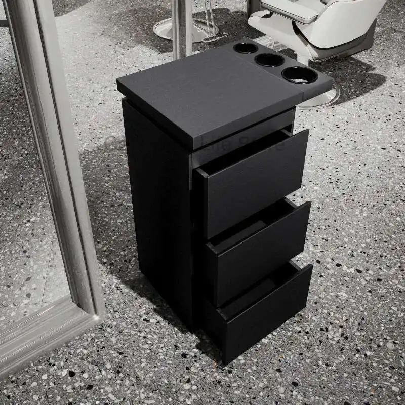 Stainless Steel Double-sided Hairdressing Cabinet Storage Lash Designer Auxiliar Ruedas Workshop Trolley