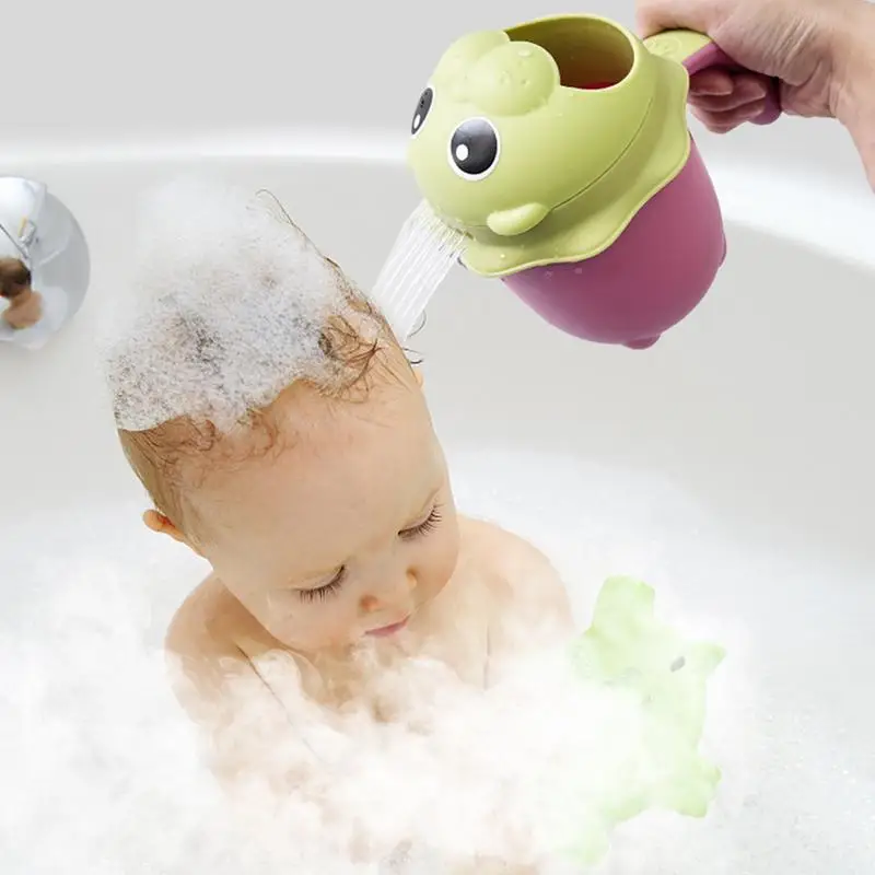 Wash Hair Bathing Flusher Cup Baby Shampoo Waterfall Bath Cup Thick Cup Wall Shower Shampoo Cup For Bathing Brushing Teeth