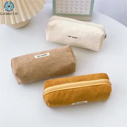 1 Piece Simplicity Student Pencil Pouch for Boy Girl Fashion Aesthetic Solid Color Series Pencil Case Makeup Bag School Supplies