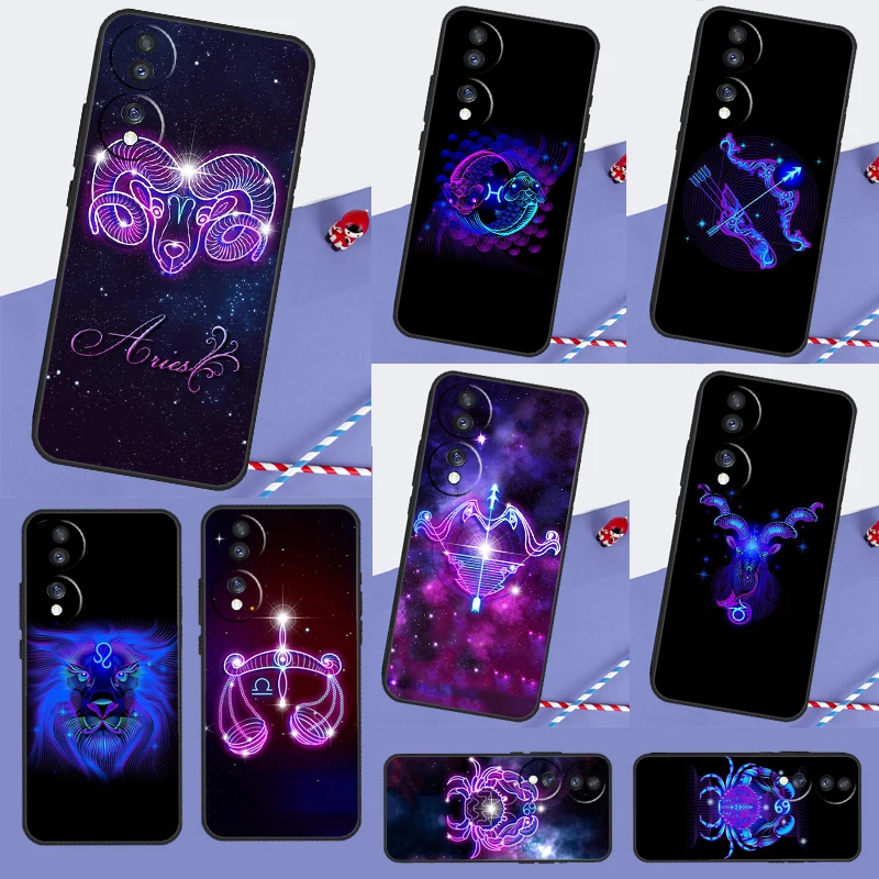 Zodiac Signs Case For Honor 200 Pro 50 70 90 X8a X9a X8 X9 X8b X9c X9b Honor Magic 7 Pro 5 6 Lite Cover