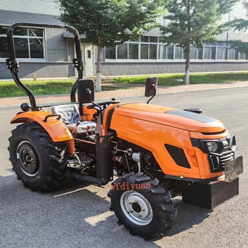 4x4 60hp sunshade farm tractor electric start traktor diesel engine trator