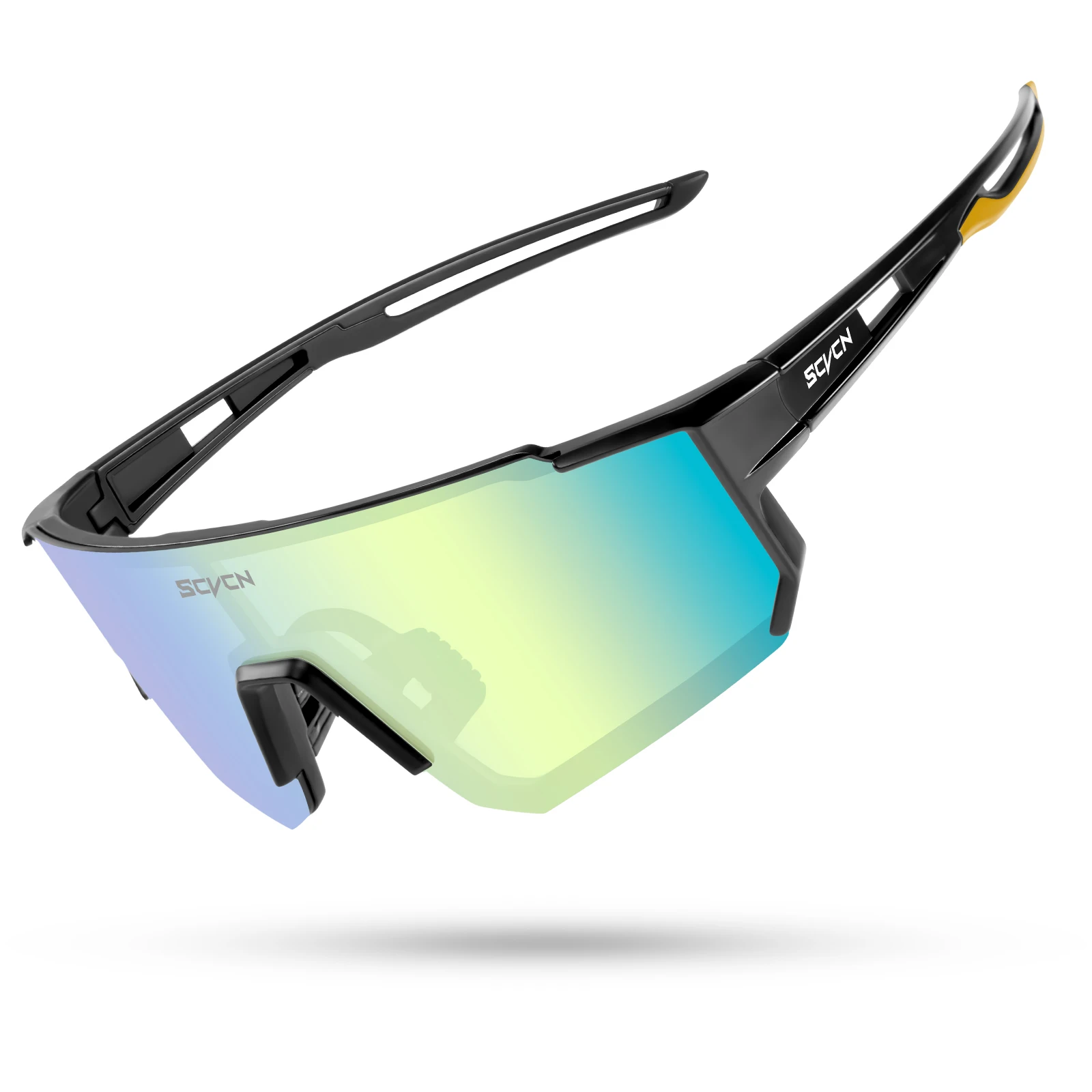 SCVCN Modische Sonnenbrille für Herren, Sport, Radfahren, Brille, Fahrrad, Wandern, Camping, Golf, UV400, Schutzbrille, Damen, Baseball
