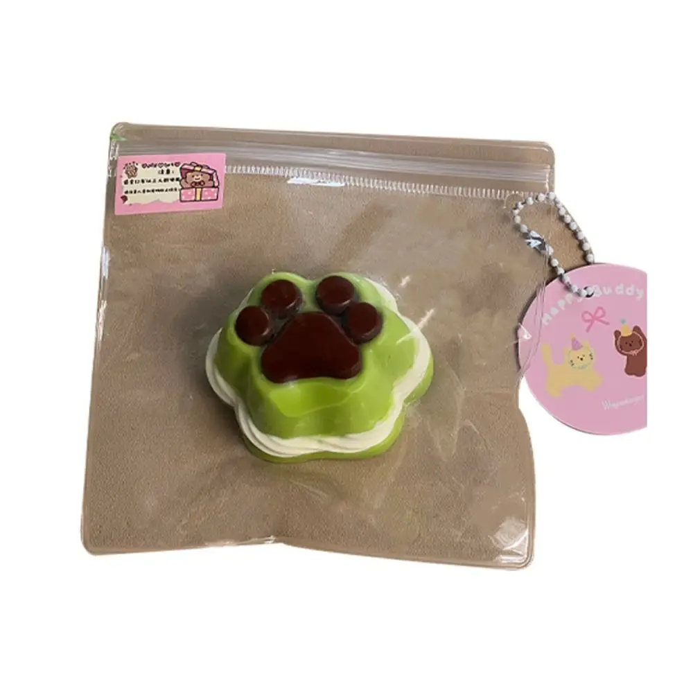 Grappig cadeau siliconen knijp kattenpoot speelgoed rebound zacht decompressie speelgoed schattig kleverig stress ontspannen speelgoed sandwich-serie