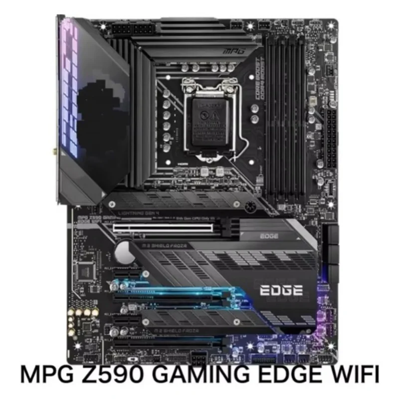 For MSI MPG Z590 GAMING EDGE WIFI Motherboard Intel Z590 DDR4 LGA 1200 ATX Mainboard with box 100% Tested Support 10th/11th gen