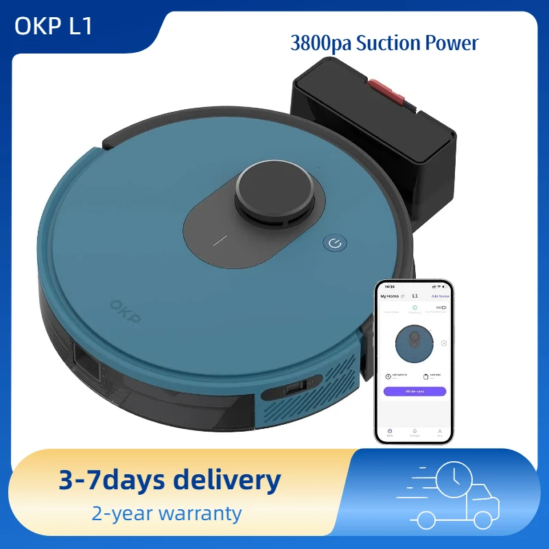 라이다 내비게이션 로봇 청소기 이미지