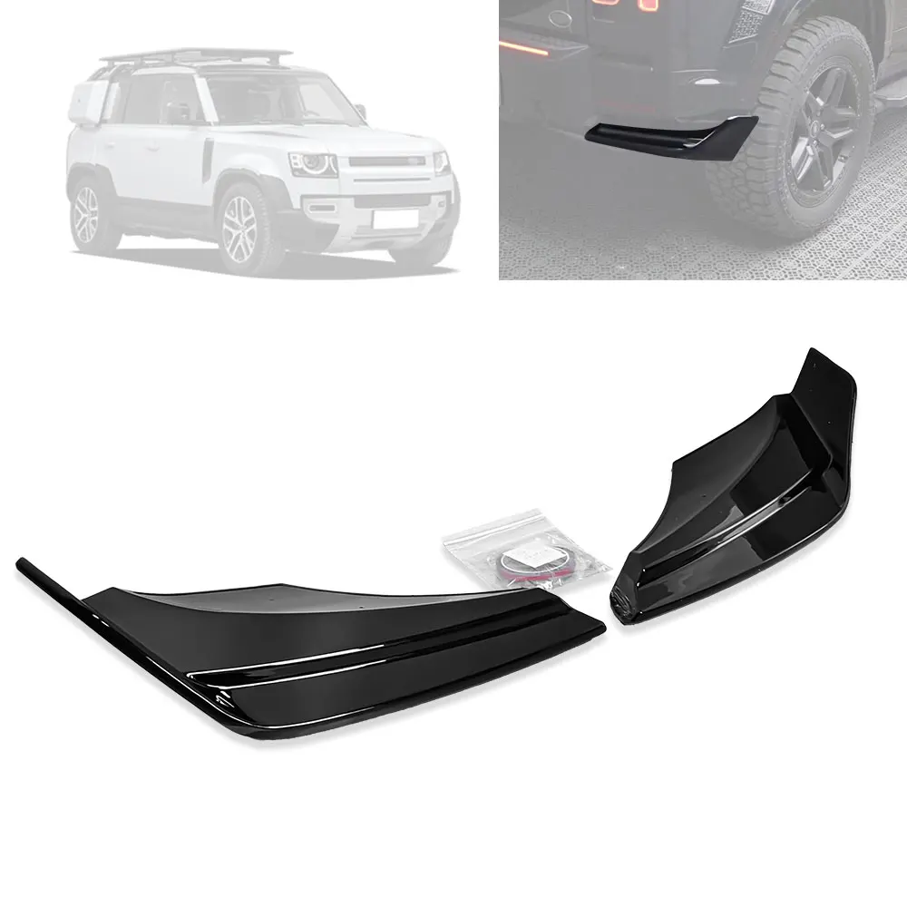 

Car Front Bumper Lip Body Kit Front Under Lips Diffuser Spoiler For for Land Rover Defender 90 110 130 2020-2025