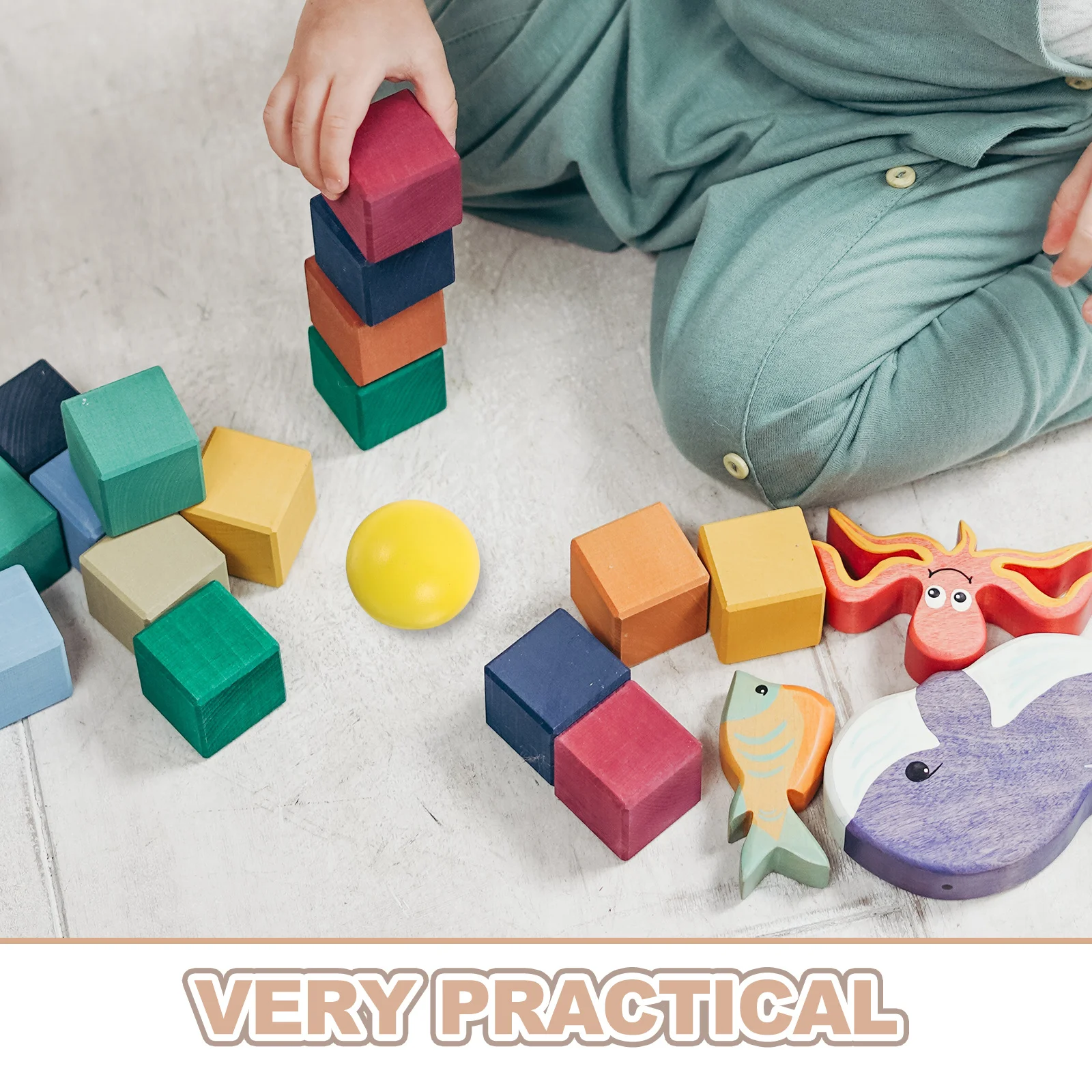 Replacement Croquet Balls 3 pcs Wooden Round Ball Set for Outdoor Lawn Games Children Kid Croquet Set Family Bonding Activity