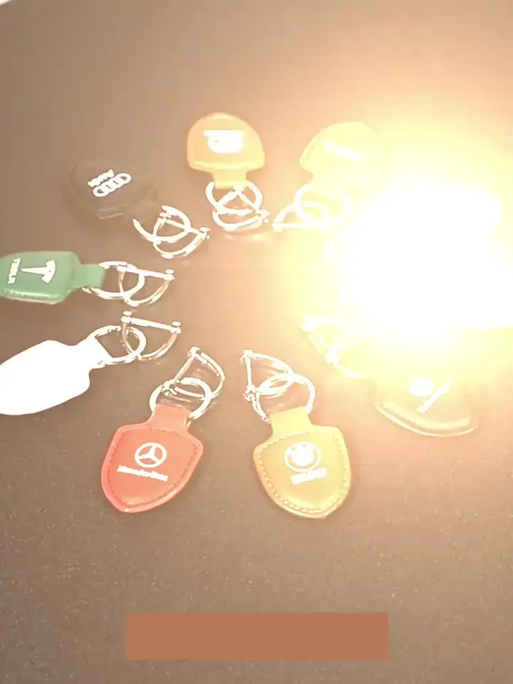 Porte-clés de voiture en cuir, bouclier, pendentif, cadeaux pour citroën C1 C2 C4 C5 C3 C4L C8 Berlingo Xsara Picasso