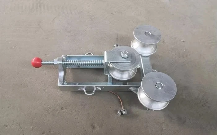 Dura.ble Conductor Ea.rth Grounding Wire String Pulley Block Shea.ve for Construction Ma.de of Steel Nylon Aluminium OEM Support