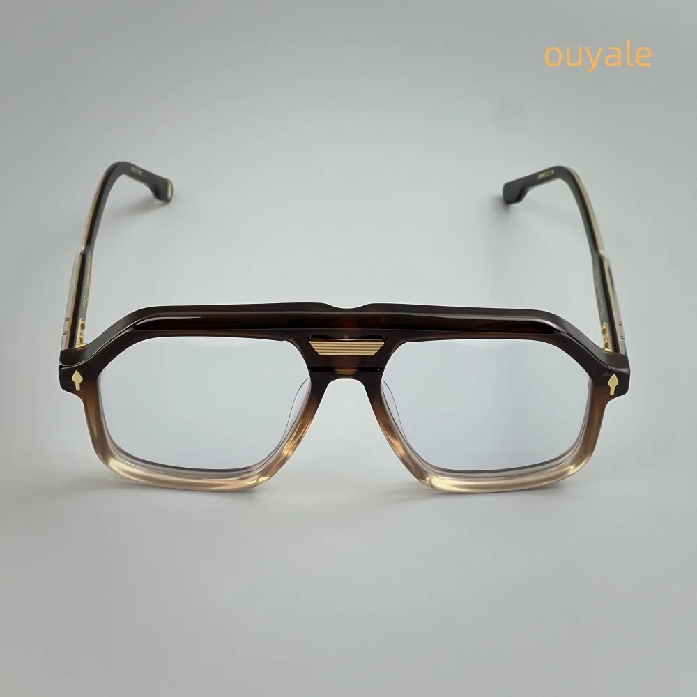 نظارات JACQUES Retro Aviator الشمسية - حماية من الأشعة فوق البنفسجية 400 للرجال والنساء، نظارات خارجية ذات علامة تجارية فاخرة من الأسيتات عالية الجودة