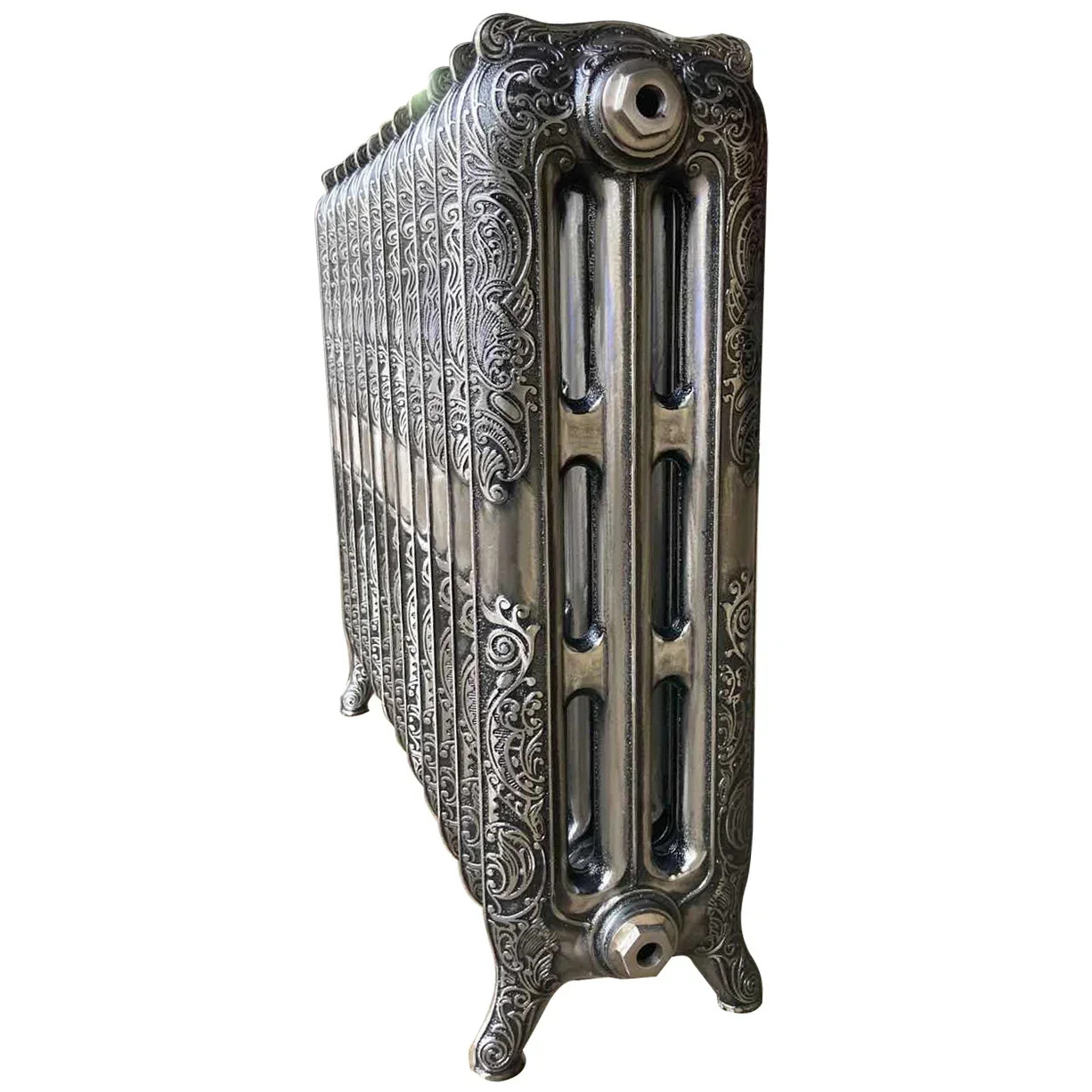 factory price whole sale cast iron hot water heating radiators in polish finish