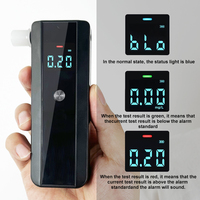 Breathalyzer Professional-Grade Accuracy Alcohol Tester with LCD Digital Display,Portable Alcohol Tester for Home and Party Use