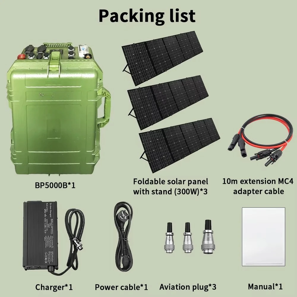 

220V 120V 110V 3000W 5000W 10KW 20KW 30KW Portable Solar Generator Power Station Supply Power Bank Charger for EV Cars Scooter