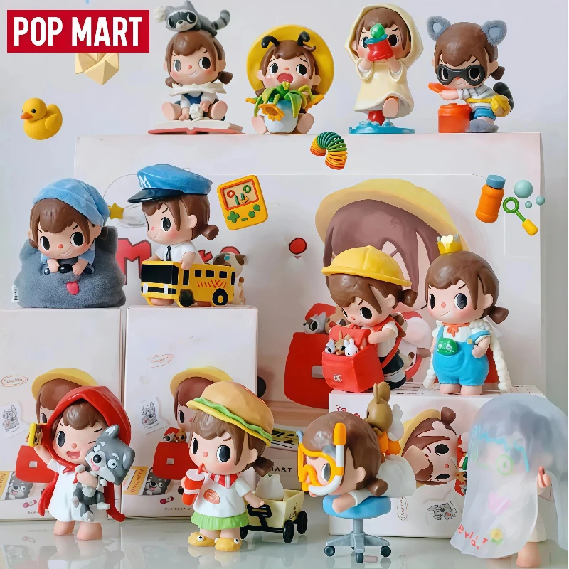 

POP MART After School Merodi Series Blind Box Mystery Surprise Collectible Plush Figurine Desktop Ornament Girls Birthday Gift