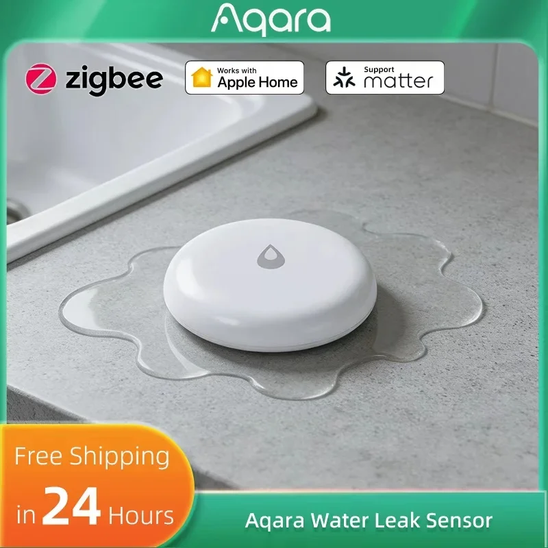

Aqara Water Leak Sensor ZigBee Leak Sensor Alarm Water Immersing Detector Alarm Security Soaking Sensor for mijia Homekit APP