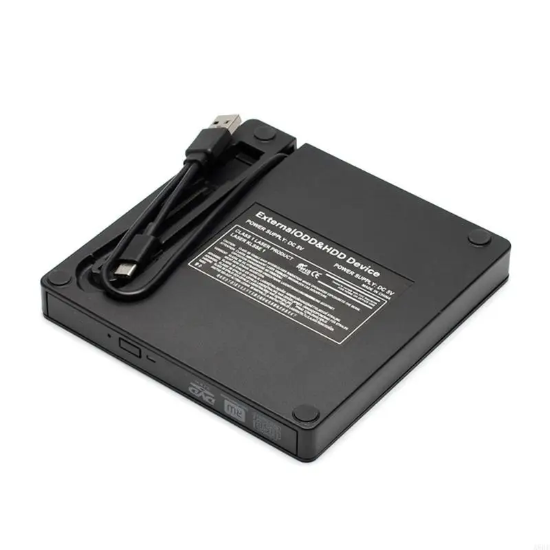 

652F портативный оптический привод для привода для 12,7 мм 9,5 мм USB3.0 Внешний жесткий диск для жесткого диска