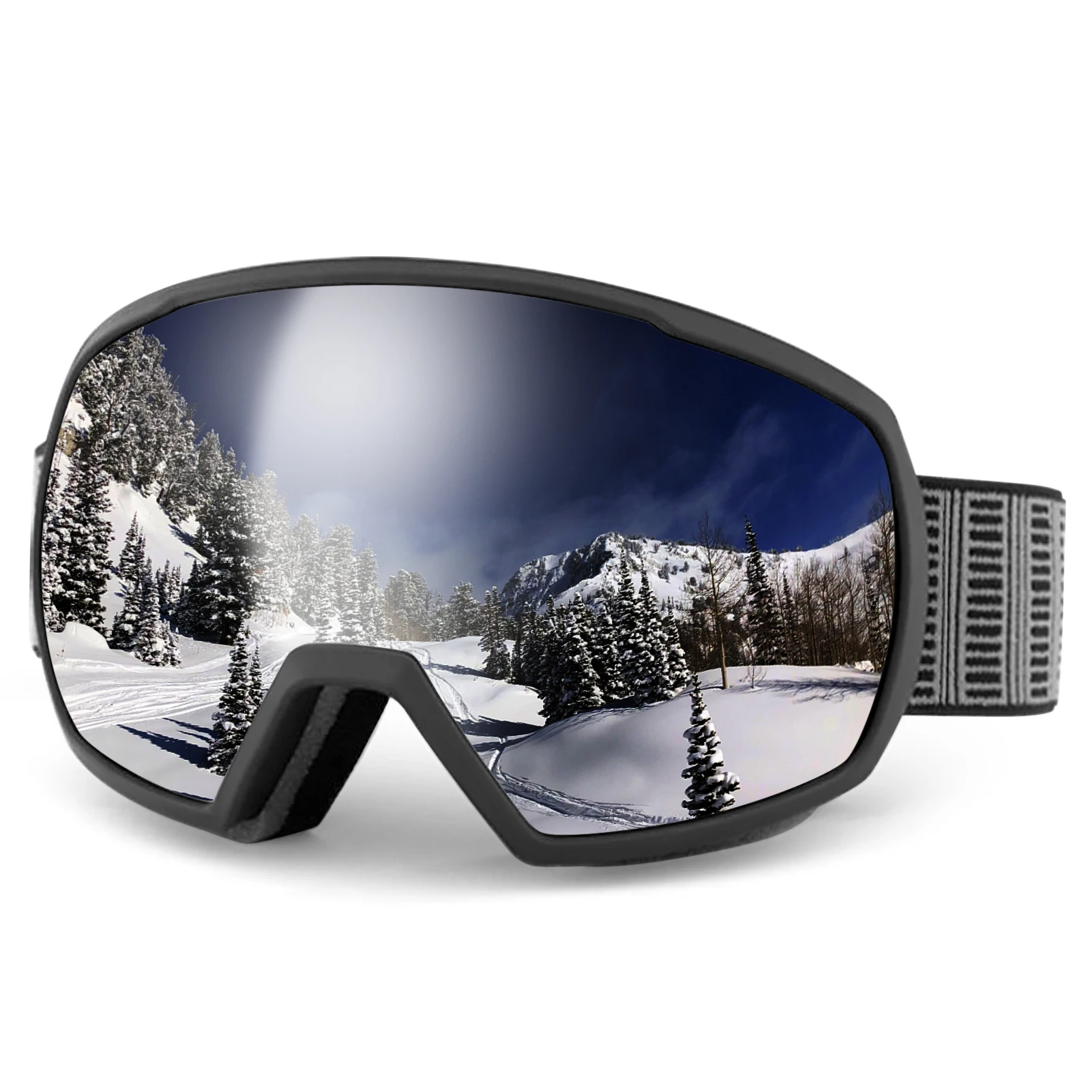 Shock Resistance Ski Goggles for Men Women Anti Fog UV Protection Snow Goggles