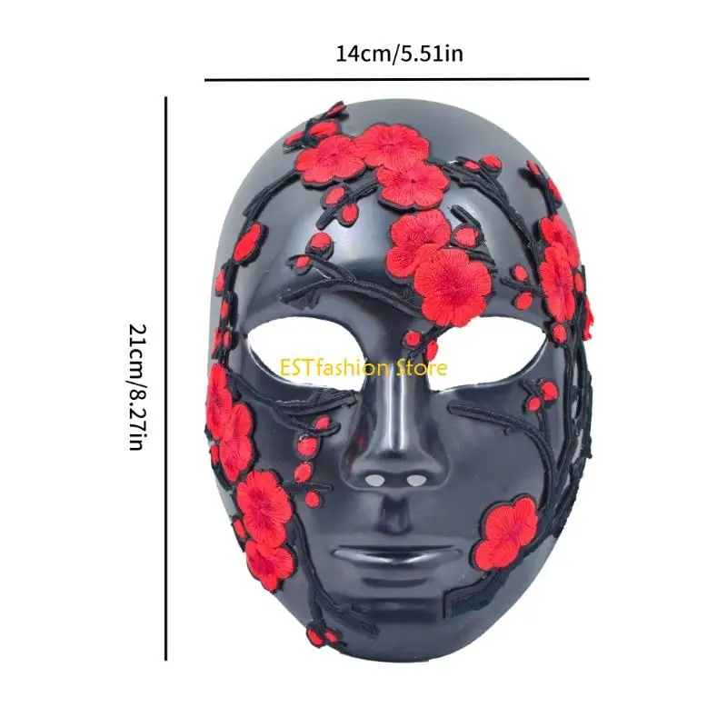 Máscara mascar mascarada Y5GC máscara fiesta halloween máscara traje halloween máscara mardi para