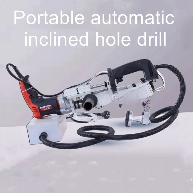 Steam-driven oblique hole locator portable electric pneumatic woodworking oblique hole drilling oblique hole puncher