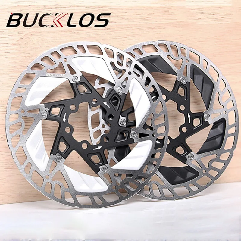 

BUCKLOS 160mm Bicycle Disc Brake Rotor Stainless Hydraulic Brake Rotors Heat Dissipation Road Mountain Bike Rotor Fit Shimano