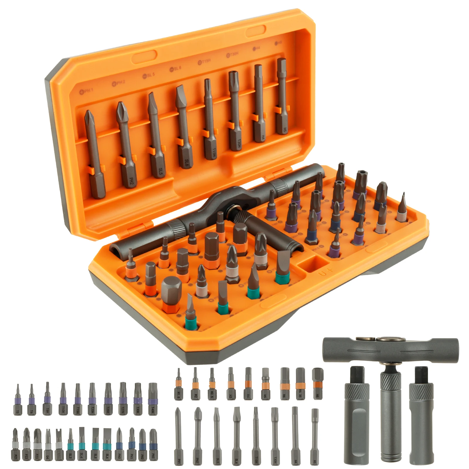 

42 in 1 Screwdriver set Magnetic Drive Set with Flexible Shaft Extension Rod For furniture Bicycle Repair Computer Repair