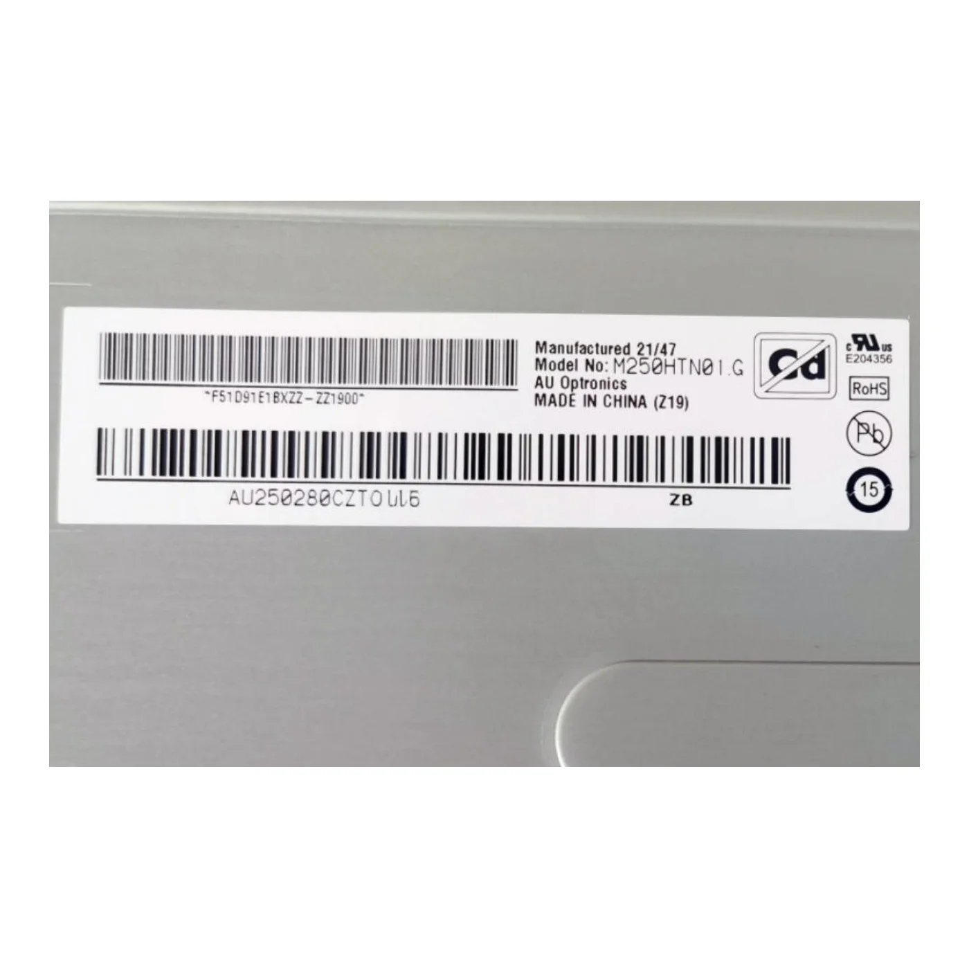 

M250HTN01.G новый оригинальный ЖК-экран в оригинальной упаковке