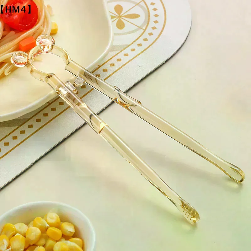 1PC Transparent For Children Cartoon Elementary Chopsticks Food Grade Training Chopsticks Kids Tableware With Storage Box