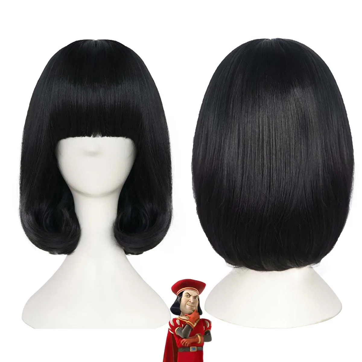 Adults Halloween Cosplay Lord Farquaad Cosplay Wig For Man