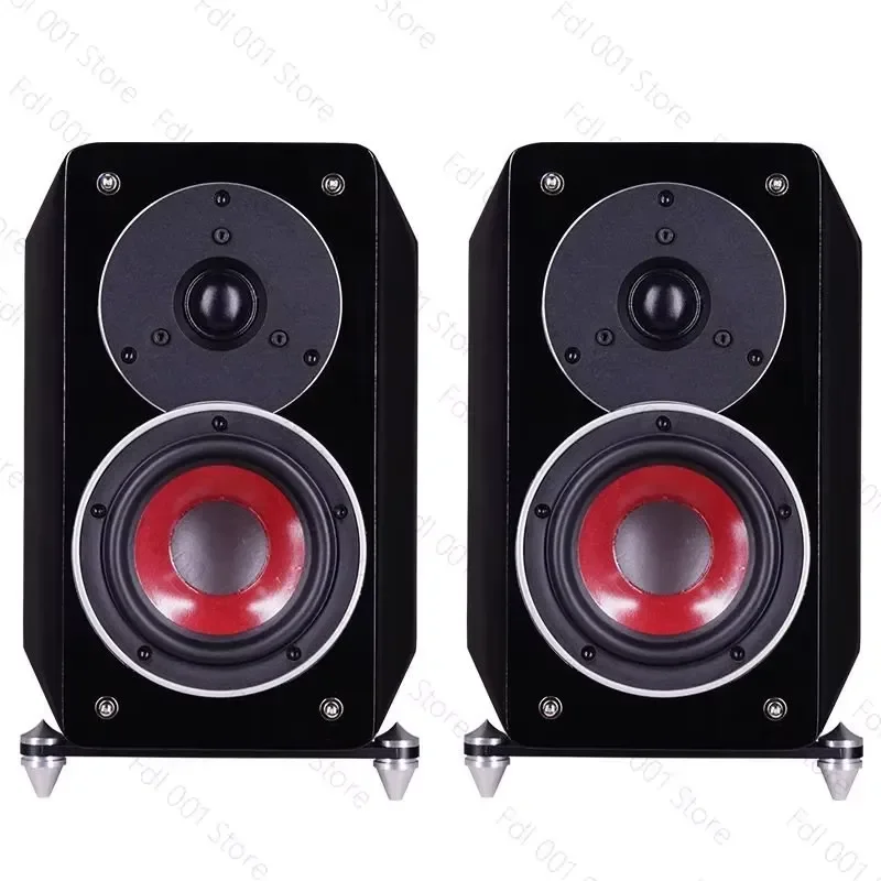for HiFi Passive Bookshelf Speakers 2.0 Channel Stereo Sound System Desktop Home Theater Audio Music Enjoyment High Fidelity