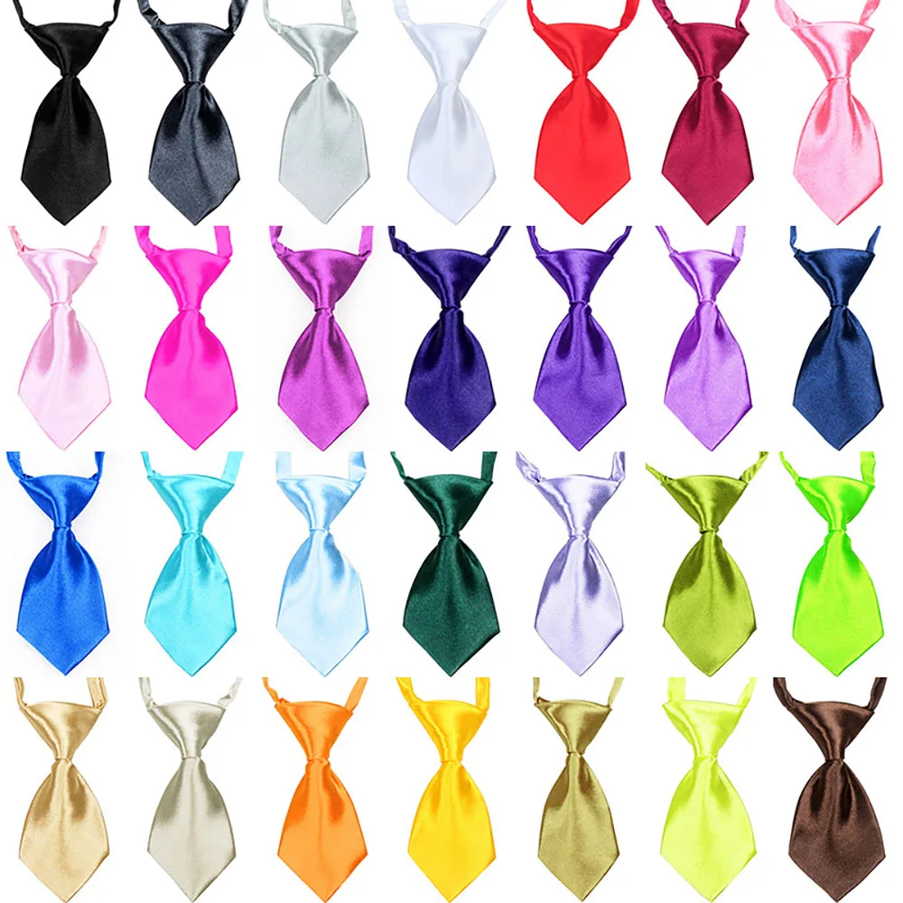 25/50/100pcs/lot Pet Cat Dog Bow Tie Lots Mix Colors Grooming Accessories Adjustable Puppy Bow Tie Products Pet Bowtie Supplies