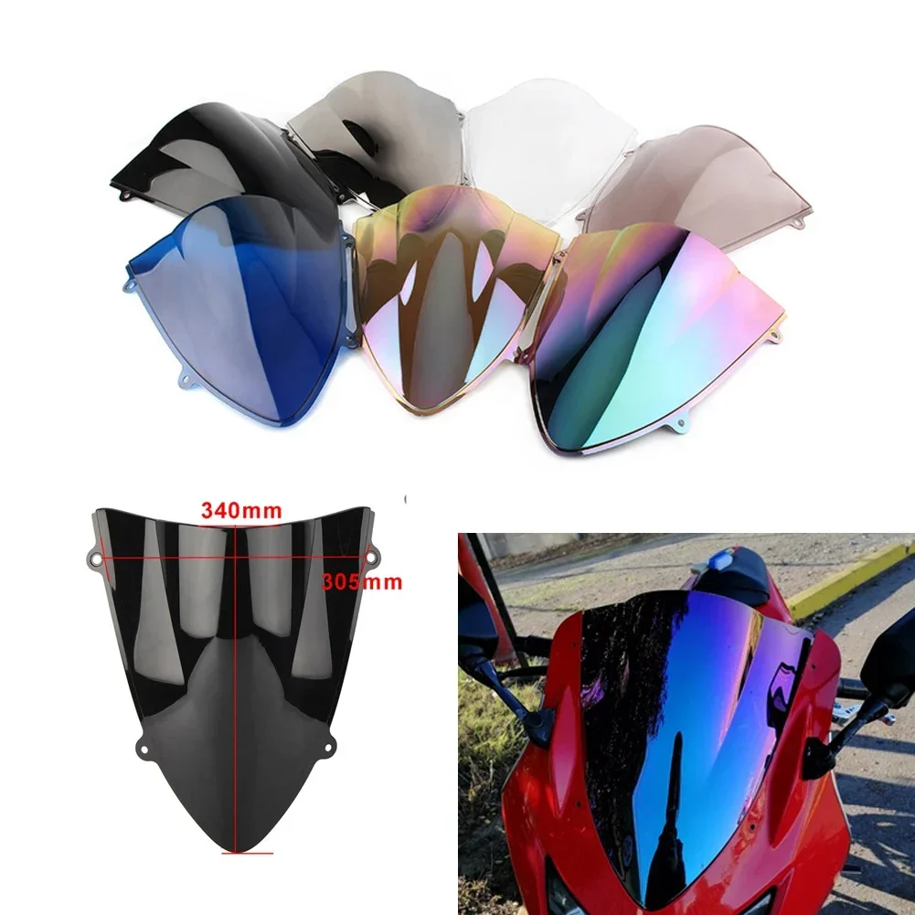 Motorcycle For Kawasaki Ninja 250 250R EX250 Double Bubble Windshield Deflector Protector Wind Screen 2008 2009 2010 2011 2012