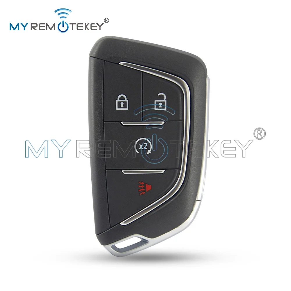 

REMTEKEY FCC YG0G20TB1 smart key shell for 2020-2022 Cadillac CT4 CT5 4 button