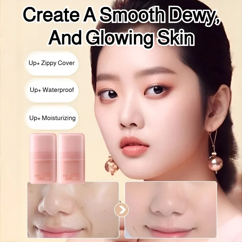 Il correttore naturale opaco tono arancione chiaro copre le occhiaie sotto gli occhi Correttore ad alta copertura impermeabile