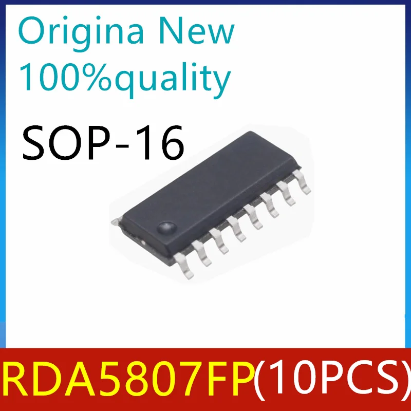 (10piece)100% New rda5807 RDA5807FP RDA5807 sop-16