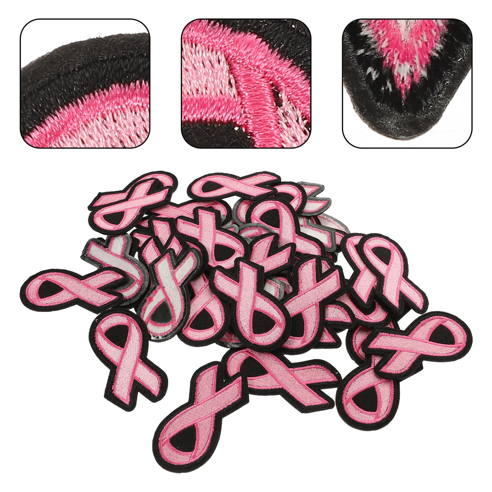 

40 Pcs Ribbon Stickers Homemade Embroidery Appliques Nurse Chenille Patches Iron Account