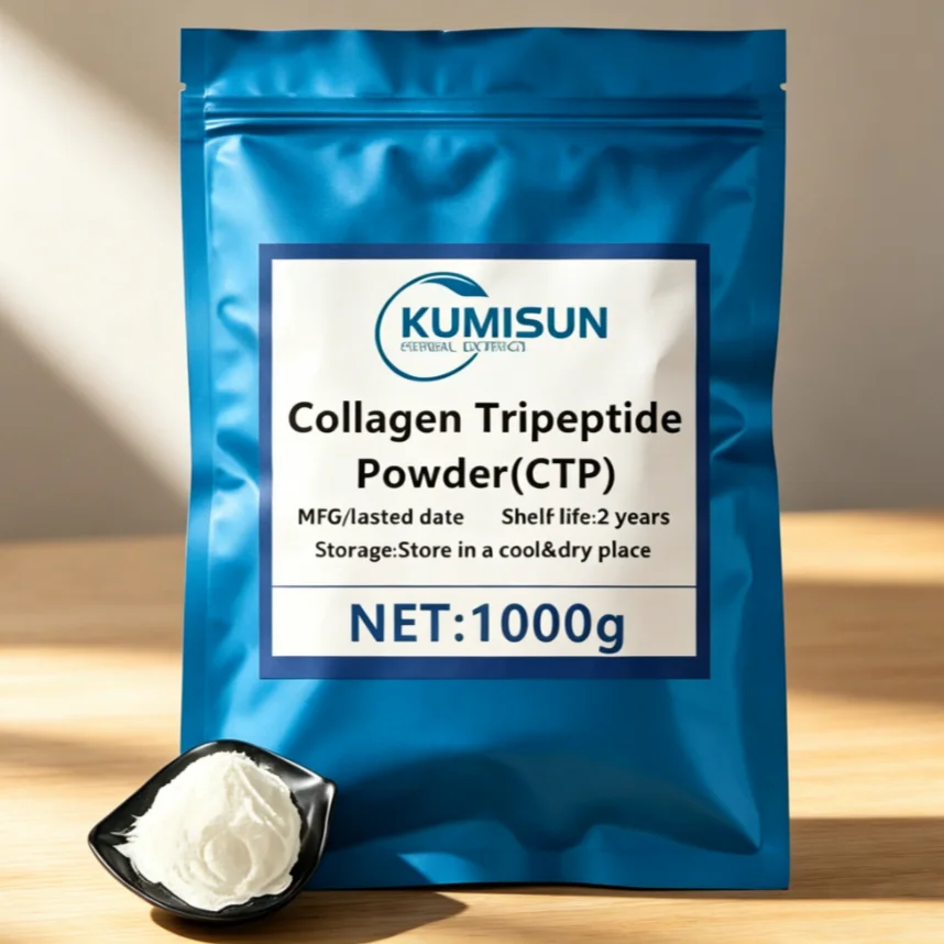 

Global Wholesale Production Raw Material Customized 100%Collagen Tripeptide Powder With Aluminum Foil Bag