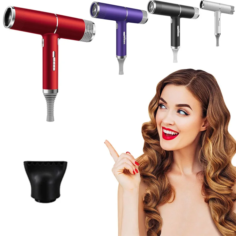 

Hair dryer, bladeless hair dryer, negative ion temperature-controlled hair dryer comb, cold and hot air styling tool