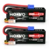 Hoovo-Lipoバッテリー,ハードケース付き,3s,11.1v,6500mah,120c,rc,ec5プラグ,スケール車両,車,2個と互換性があります 1