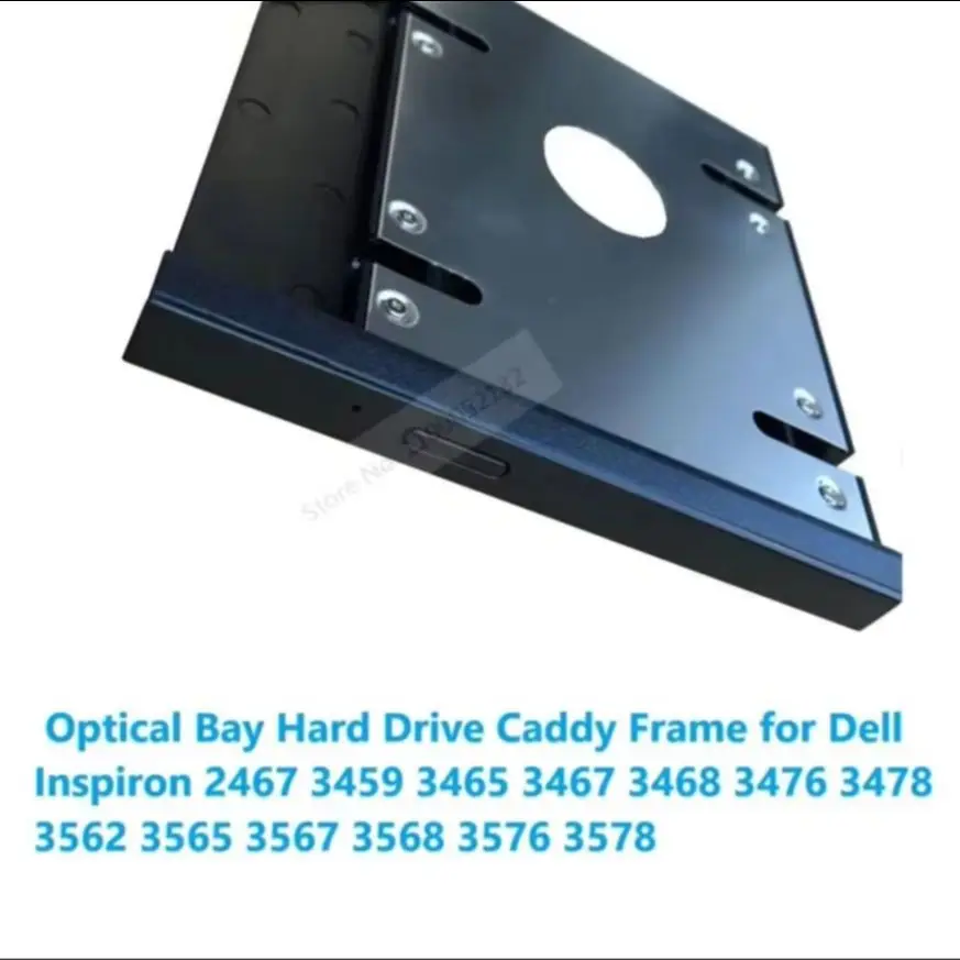 Panel Ribbon Cable 2nd 2.5 HD SSD Hard Drive Optical Bay Caddy Bracket for Dell Inspiron 2467 3459 3465 3467 3468 3476 3478 3568