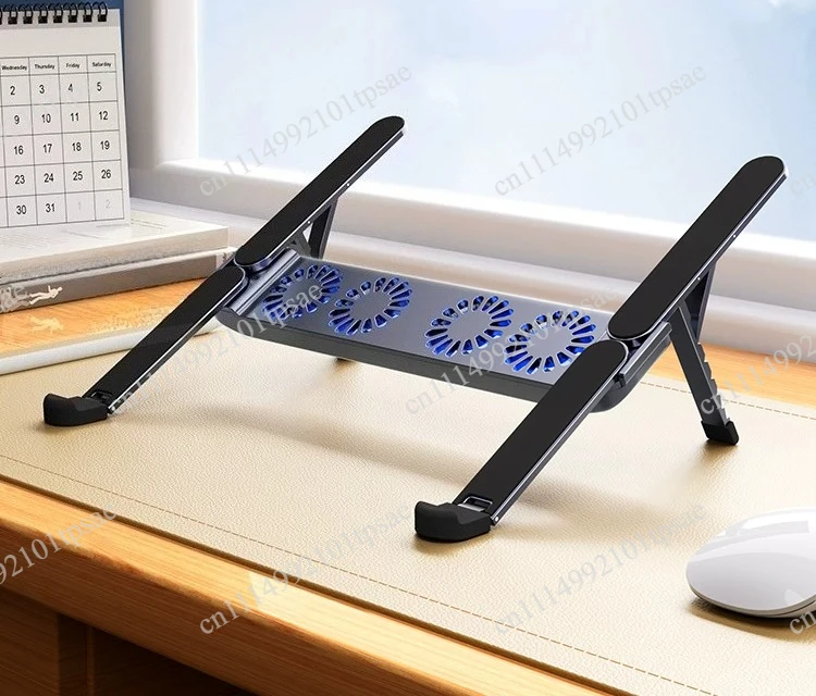 Aluminum Alloy Folding Bracket, Flat Desktop Lift To Increase Heat Dissipation, Laptop Bracket Portable