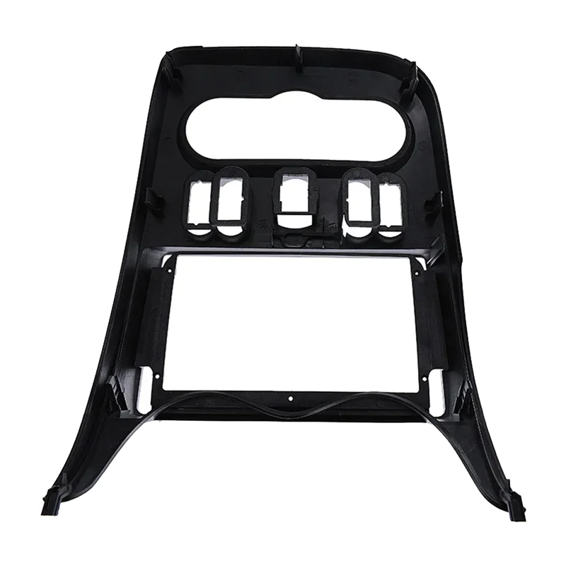 Efficientt-Double Din Car DVD Radio Fascia Frame For RENAULT LOGAN 2010-2013 LHD 9 INCH Adapter CD Panel Trim Kit Bezel