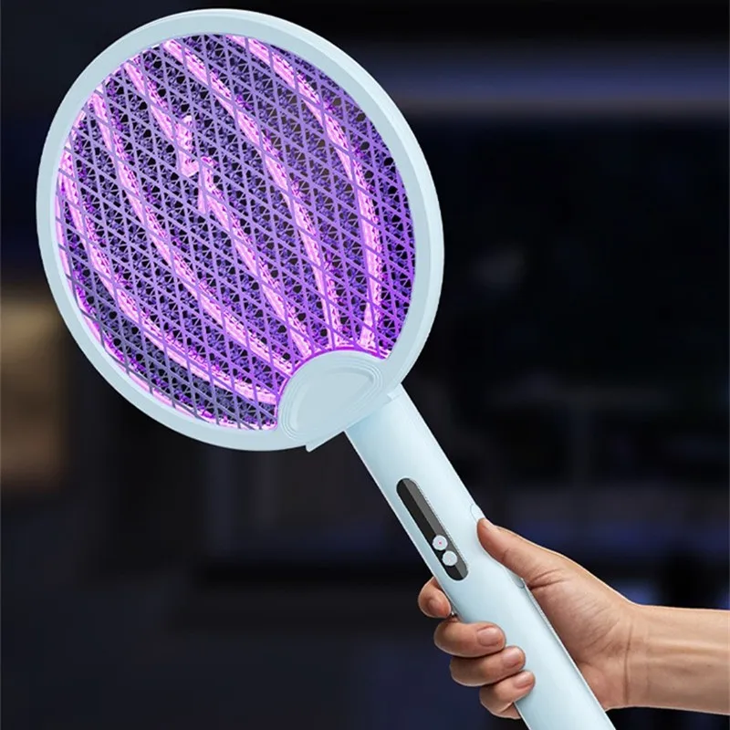 Lontor Purple Light Outdoor Hotel Use Waterproof Mosquito Killer Lamp Folding Electric Mosquito Swatter USB Car