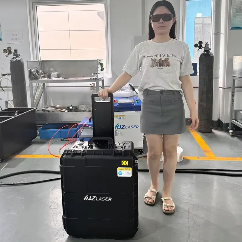 300W Suitcase Portable Backpack Pulse Cleaning Machine 200W Air Cooling