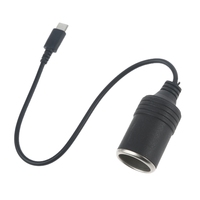 USB C PD to 12V 60W Car Cigarette-Lighter Socket Female Converter Adapter Cord for Car Car Vacuum Cleaner K0AC